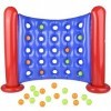 ArtCreativity Jeu géant gonflable de 10,2 cm par rangée – Plateau de jeu gonflable avec 24 balles – Activité de fête amusante