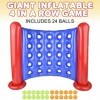 ArtCreativity Jeu géant gonflable de 10,2 cm par rangée – Plateau de jeu gonflable avec 24 balles – Activité de fête amusante