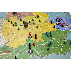Academy Games - Birth of Europe 878 Vikings Invasion of England - Board Game - Ages 12 and Up - 2-4 Players - English Version
