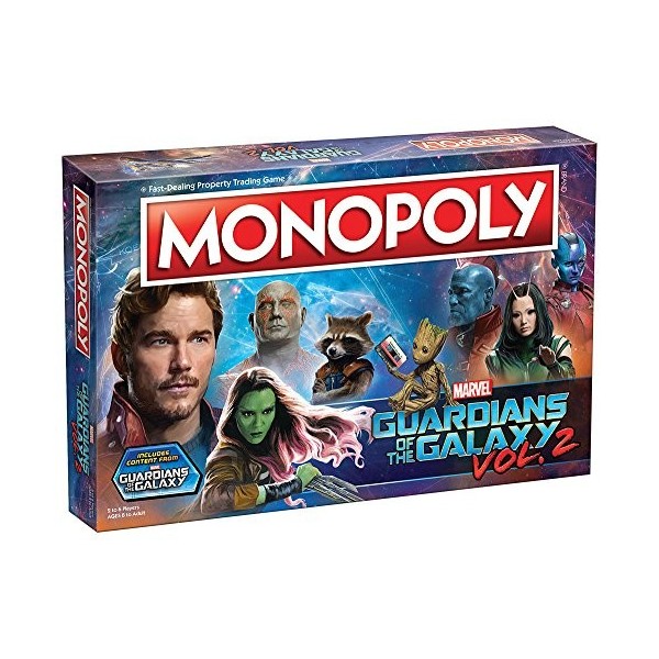 Monopoly Marvel Guardians of The Galaxy 2 Edition