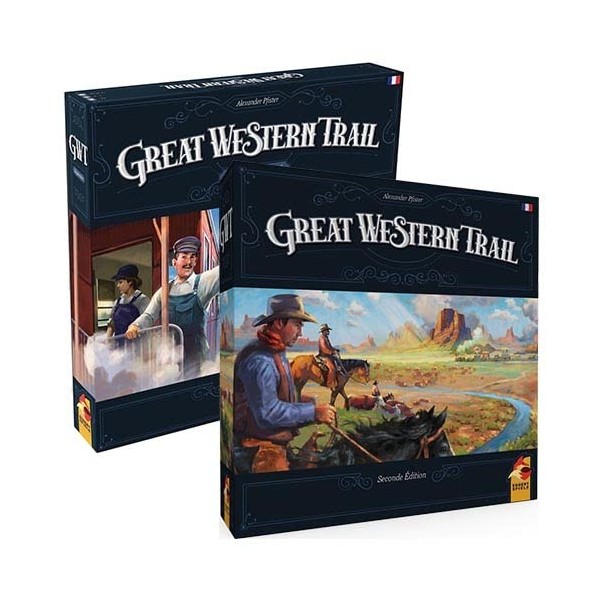 Parkage PKGamePack Great Western Trail : Seconde Edition Jeu de Base + Extension - Version Française L