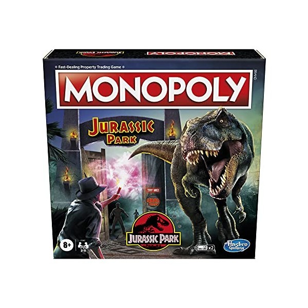 Hasbro Monopoly: Jurassic Park Edition Board Game