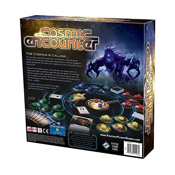 Fantasy Flight Games- Alien Jeux de société et de Cartes, Simple, CE01, Multicolore, Moyen