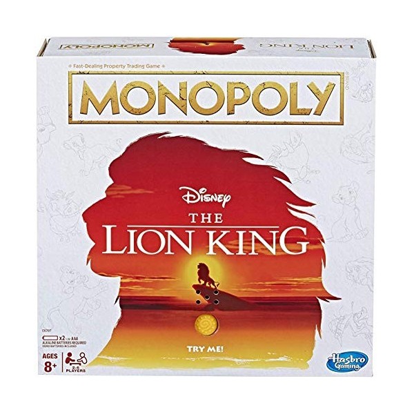 Monopoly Game Disney The Lion King Edition Family Board Game - English
