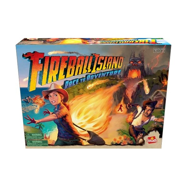 Goliath Games 919445.002 Fireball Island Family Jeux à partir de 7 Ans pour 2 à 4 Joueurs, Mixte