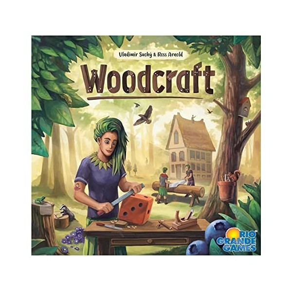 Woodcraft - Jeu de gestion datelier, jeu de société économique, jeu de société de construction, jeux Rio Grande, à partir de