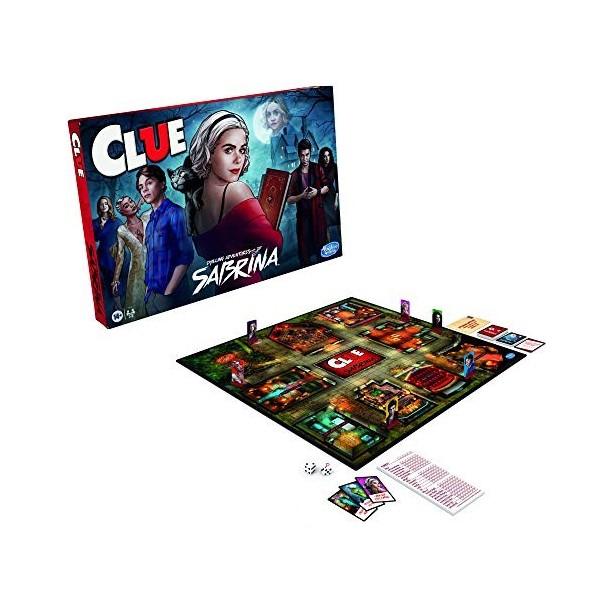 Hasbro Gaming Clue: Chilling Adventures of Sabrina Edition Jeu de société inspiré de la série Hit Mystery Jeu de société pour