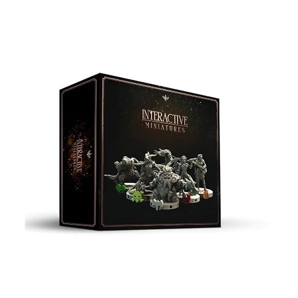 Miniatures interactives : Base Edition - Miniatures assorties - 268 pièces non peintes par Game Start Studio - Compatible ave