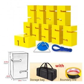 Travail Déquipe Jeu Ensemble de Jeux Field Day, Jeux dempilage de Blocs de Travail déquipe, Jeux de Consolidation déquipe