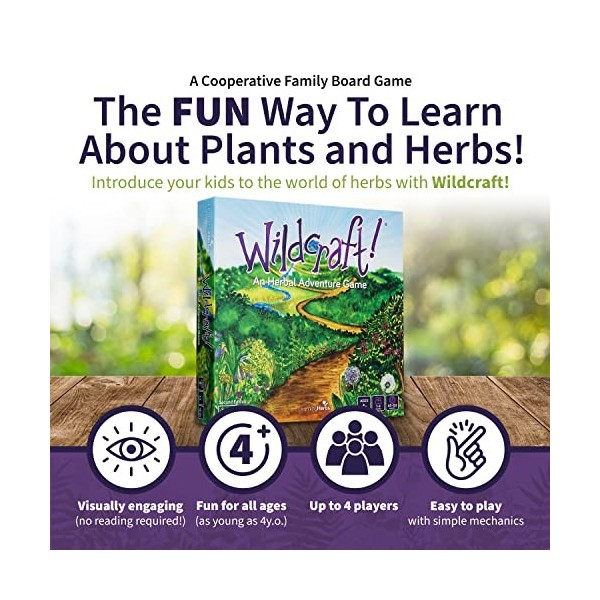 Wildcraft! an Herbal Adventure Game, a Cooperative Board Game by The Natural Gait, LLC
