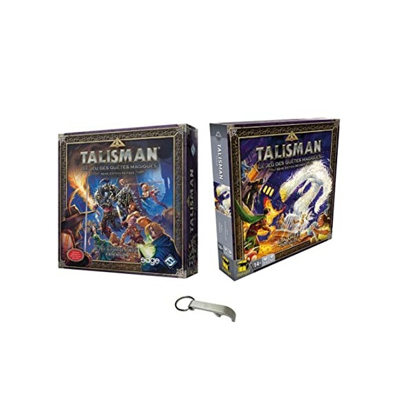 Lot Talisman 2 Extensions En Français La Cité + Le Donjon + 1 Décapsuleur Blumie Cité + Donjon 