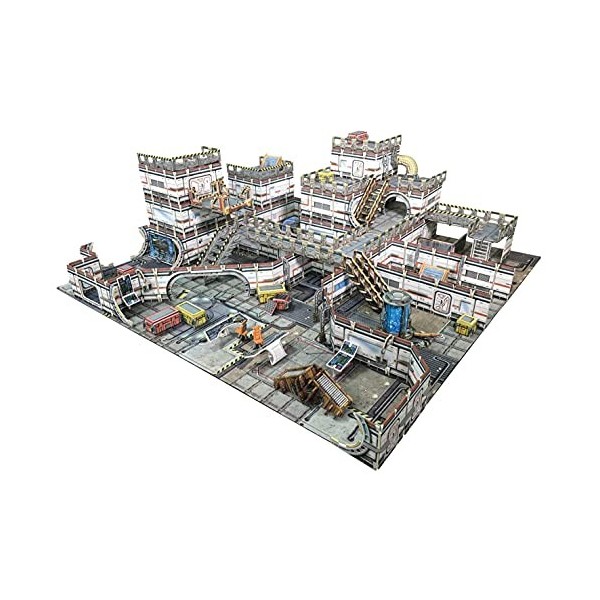 Battle Systems Sci-FI Terrain - Terrain Spatial 3D modulaire de 28 mm - Parfait pour Les Jeux de Guerre et Les Jeux de rôle -