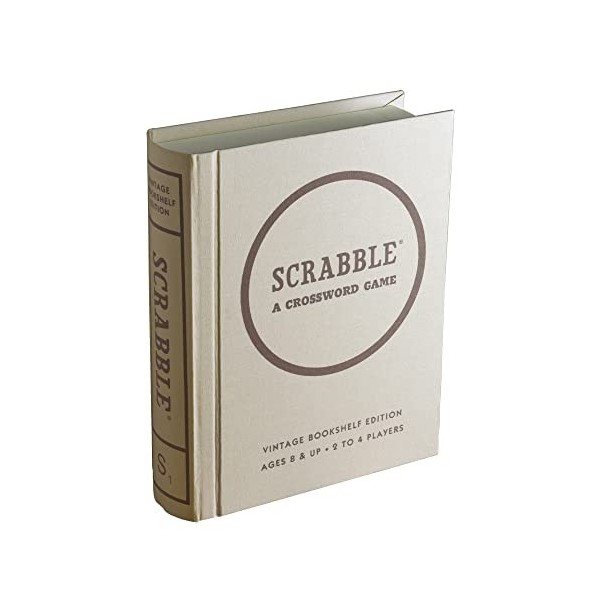 Scrabble Linen Book Vintage Edition Board Game