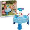 Little Tikes Spinning Seas Table dActivité Aquatique - La Table Contient Une Grande Roue, Un Lance-Balles et de Accessoires 