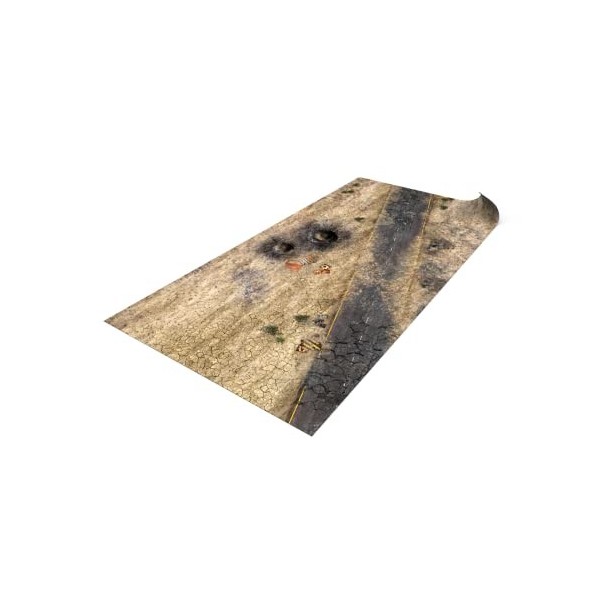 Tapis en Caoutchouc pour Jeux de Bataille – Warhammer 40 K – Wasteland 112 x 228 cm