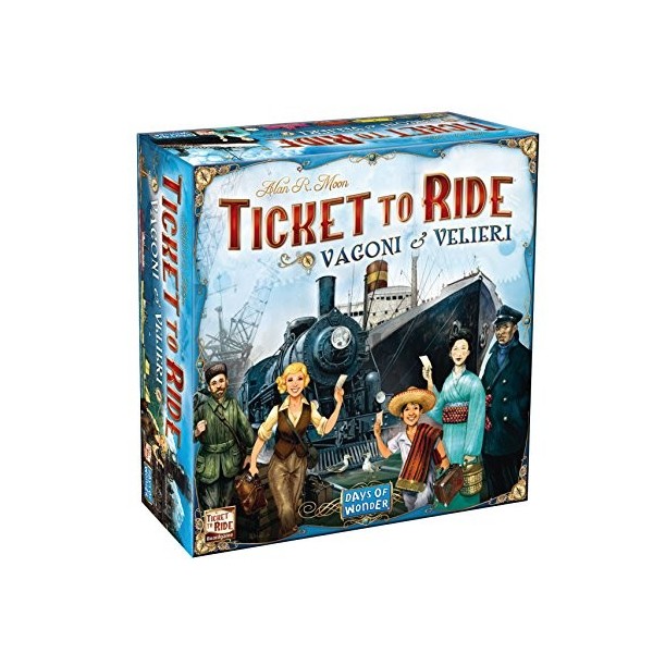 Asterion 8520 – Ticket to Ride Wagons et velieri édition Italienne