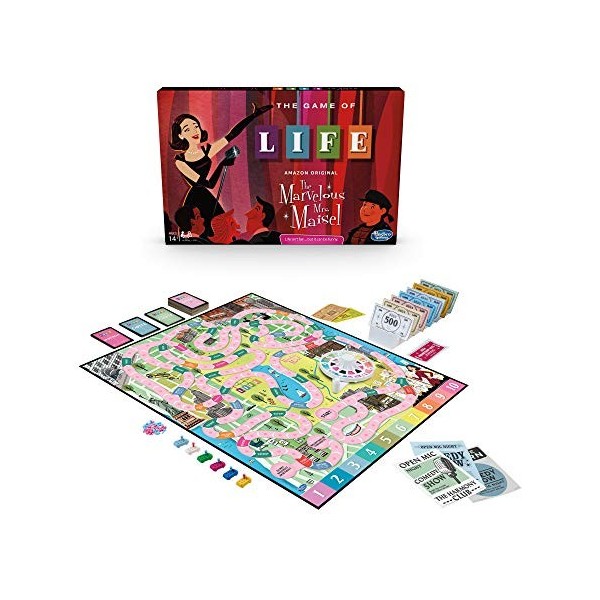 Hasbro Gaming The Game of Life: The Marvelous Mrs. Maisel Edition Board Game