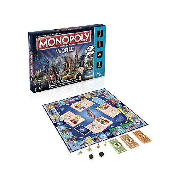 Hasbro Jeu de société Monopoly Édition Monde français Non Garanti 