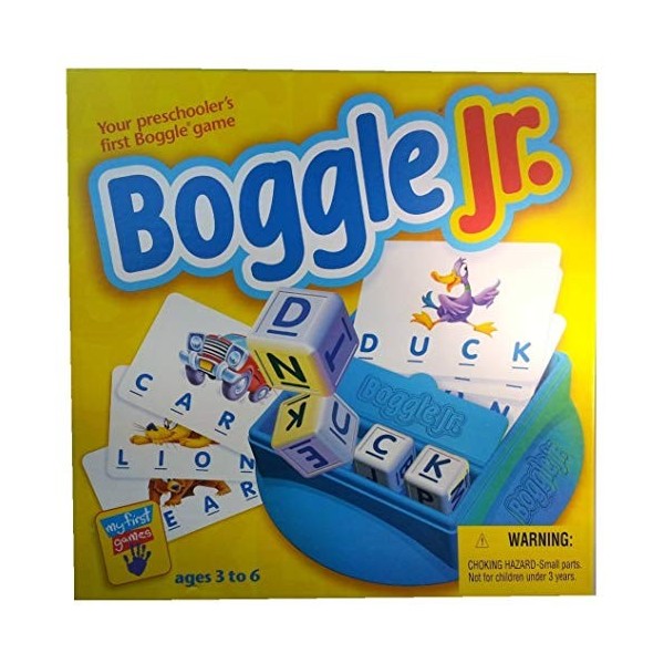 Boggle Jr. Your Preschoolers First Boggle Game 1998 by Hasbro
