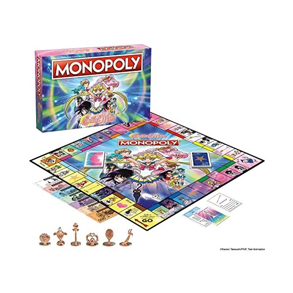 Sailor Moon Monopoly Board Game Jeu de Plateau - Anglais