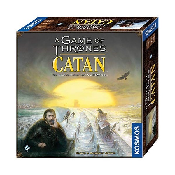 Kosmos 694081 A Game of Thrones CATAN la fraternité de la veilleuse, version allemande, jeu de stratégie à partir de 12 ans, 