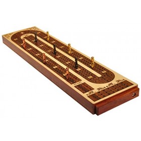 Palm Royal Handicrafts - Crivage continu à 3 voies – Crivage à trois voies – Planche de cric plate, bois : teck/érable et sto