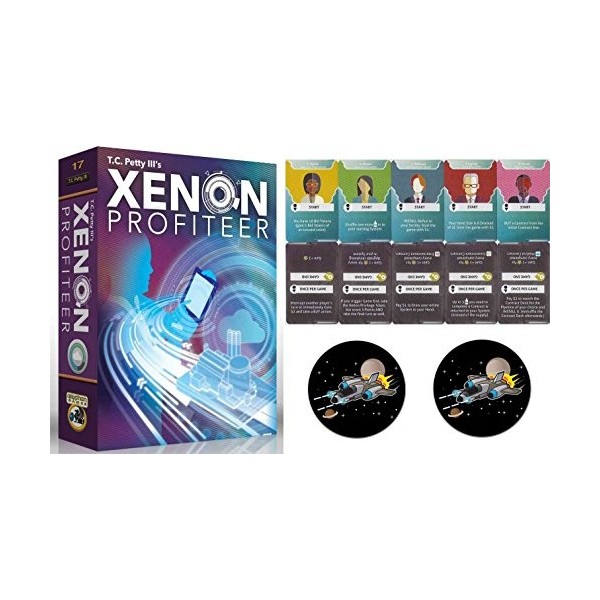 Xenon Profiteer Tactics Expansion Deck + 2 Boutons Star Fighter