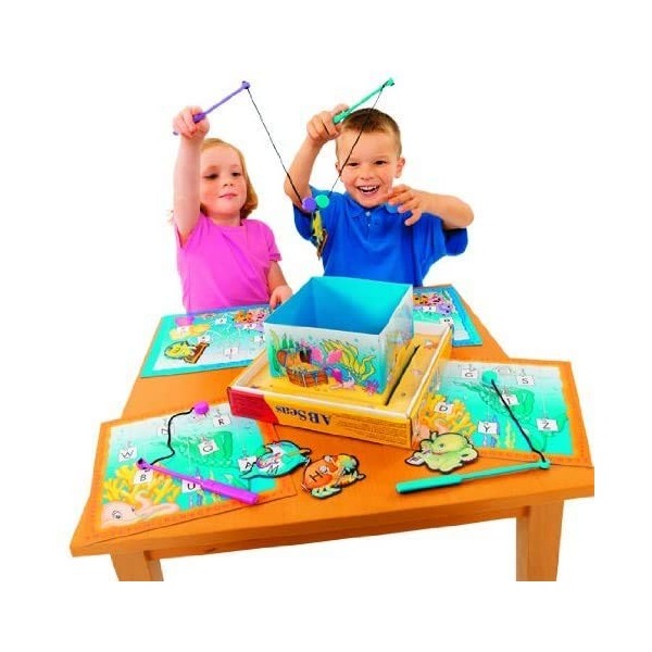 A B SEAS? Alphabet Fishing Game by Discovery Toys