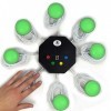 Trebisky Buzzer de Jeu de réponse de Quiz Système Autonome avec Boutons Lumineux LED 8 Joueurs Câbles de 1m système 2e génér