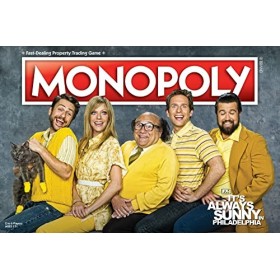 Monopoly Its Always Sunny in Philadelphia | Jeu de société Monopoly sous licence officielle | Sitcom FX primé