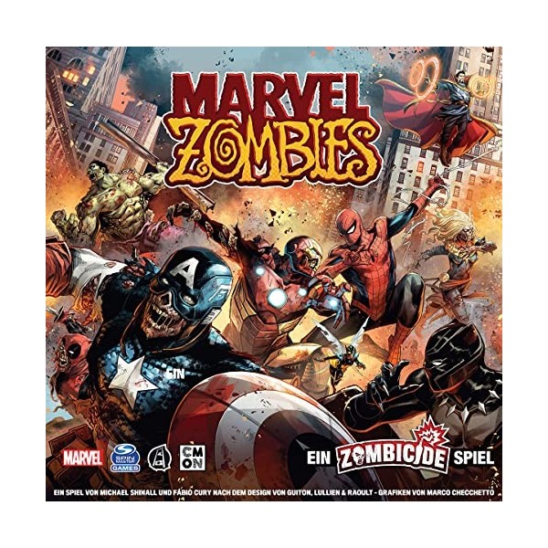 CMON | Marvel Zombies - Un jeu de zombicide | Jeu de connaisseurs | Dungeon Crawler | 1 à 6 joueurs | À partir de 14 ans et p