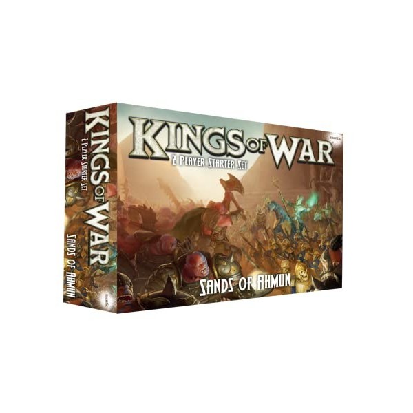 Mantic Entertainment Kings of War: Sands of Ahmun - Kit de démarrage pour Deux Joueurs