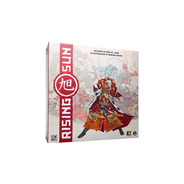 Asmodee- Rising Sun Jeu de société avec Miniatures, Single, RSU001, Multicolore