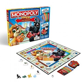 Monopoly&nbsp;-&nbsp;Junior Banque Eletronica, multicolore - Hasbro e1842190 - version espagnole