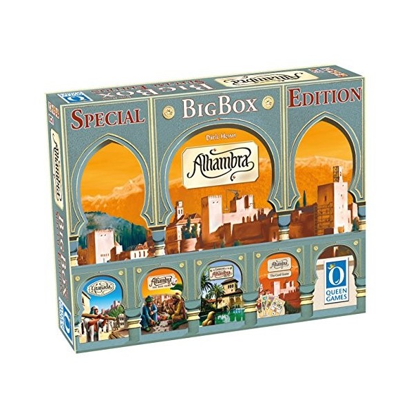 Queen Games 10132 - Alhambra Big Box Special Edition FR/EN/DE 