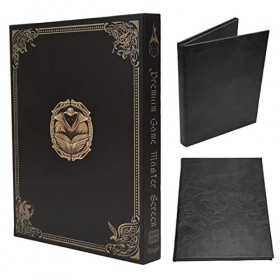 Premium Game Master Screen - Orientation portrait - Accessoire pour campagnes RPG de table - Noir