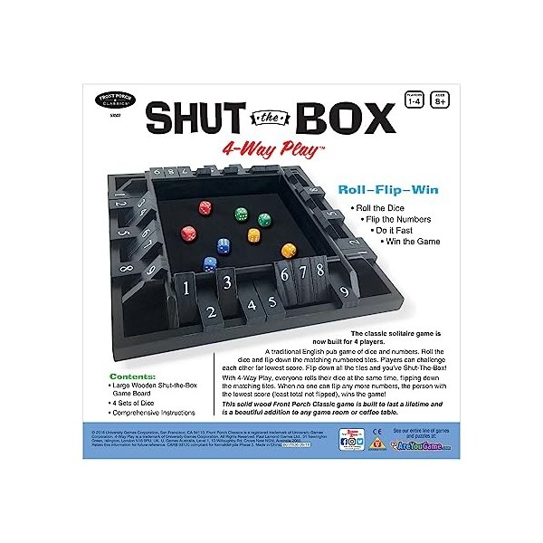 Shut-The-Box Jeu 4 voies