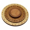 Elves Cipher Wheel - Accessoire pour jeux de rôles de table fantastiques, jeux de société et Dungeon Masters