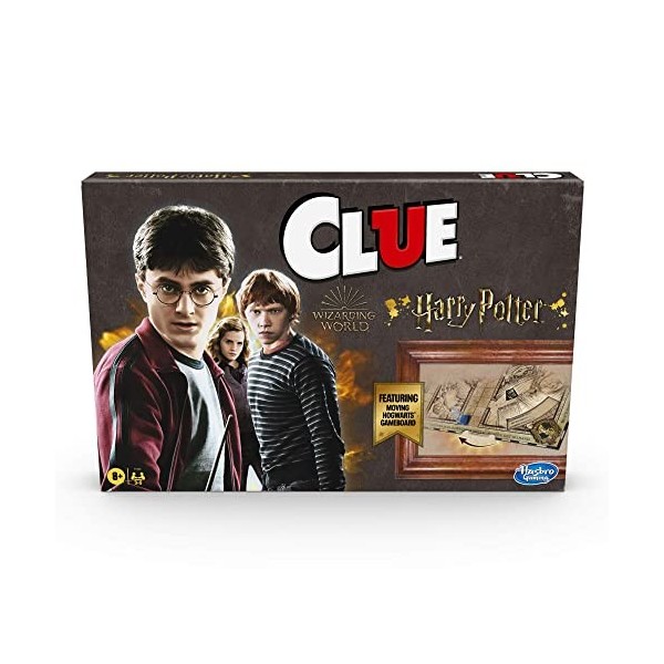 Hasbro Gaming Clue: Wizarding World Harry Potter Edition Mystery Jeu de société pour 3 à 5 joueurs, enfants à partir de 8 ans