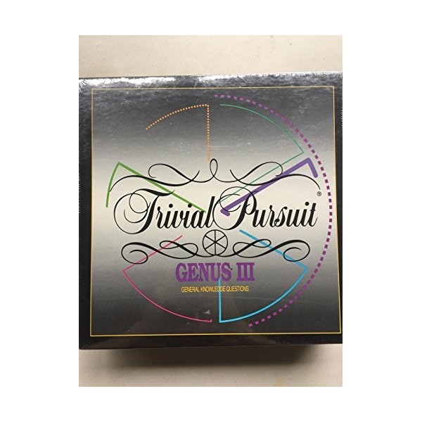 Trivial Pursuit Genus III Master Game 