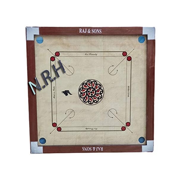 Nautical Replica Hub Planche Carr om pour enfants et enfants avec maillet et poudre de boris Finition bois marron 73 cm