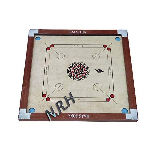 Nautical Replica Hub Planche Carr om pour enfants et enfants avec maillet et poudre de boris Finition bois marron 73 cm