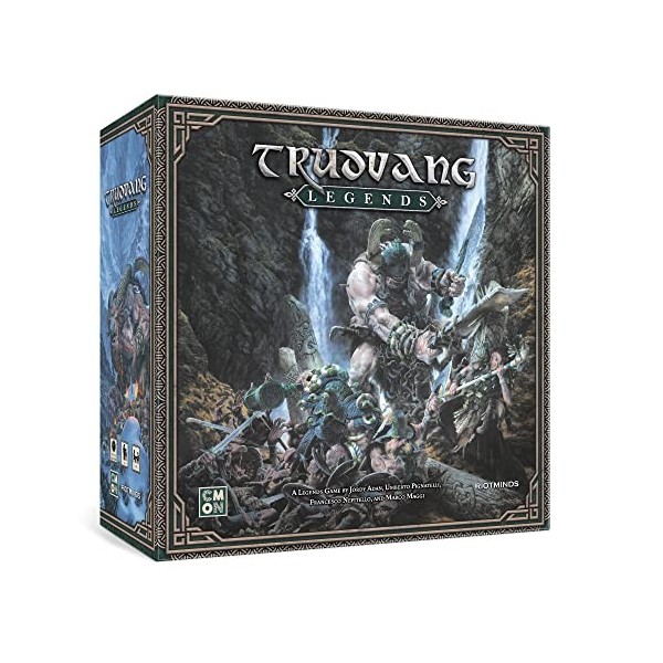 Trudvang Legends Jeu de société,Jeu de stratégie miniatures de table,Jeu daventure coopératif fantastique pour adultes et ad