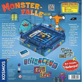 Kosmos 680305 – Monsterpiège, Jeu denfant Amusant à partir de 6 Ans, pour 2 à 4 Joueurs