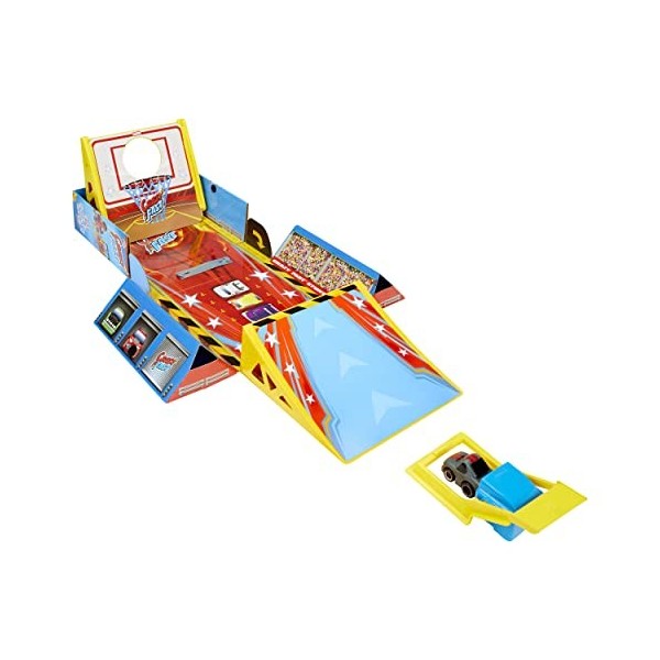 Little Tikes My First Cars Crazy Fast - 4-en-1 Dunkn, Stuntn, Gamen Set - Voiture exclusive qui parcoure jusquà 15 m - Co