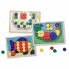 Sort and Snap Color Pairing Activity Board + FREE Melissa & Doug Scratch Art Mini-Pad Bundle [43137]