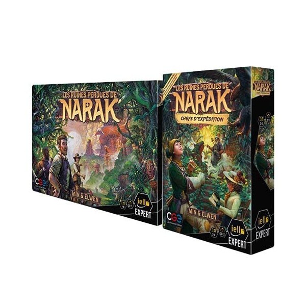 Parkage PKGamePack Les Ruines Perdues De Narak Le Jeu de Base + lExtension - Version Française