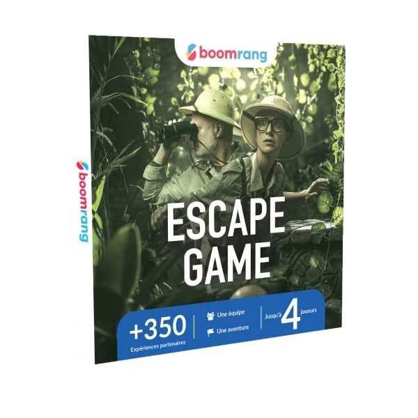 Boomrang - Coffret Cadeau Escape Game 4 Joueurs