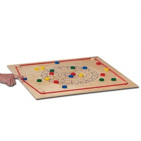 pedalo Curling de Table en Bois I Curling dintérieur I Jeu Familial I Soirée de Jeu I Jeu de société