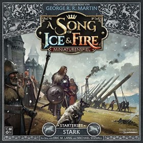 CMON A Song of Ice & Fire – Stark | Kit de démarrage | Table | 2 Joueurs | À partir de 14 Ans | 45 Minutes + | Allemand | Mul